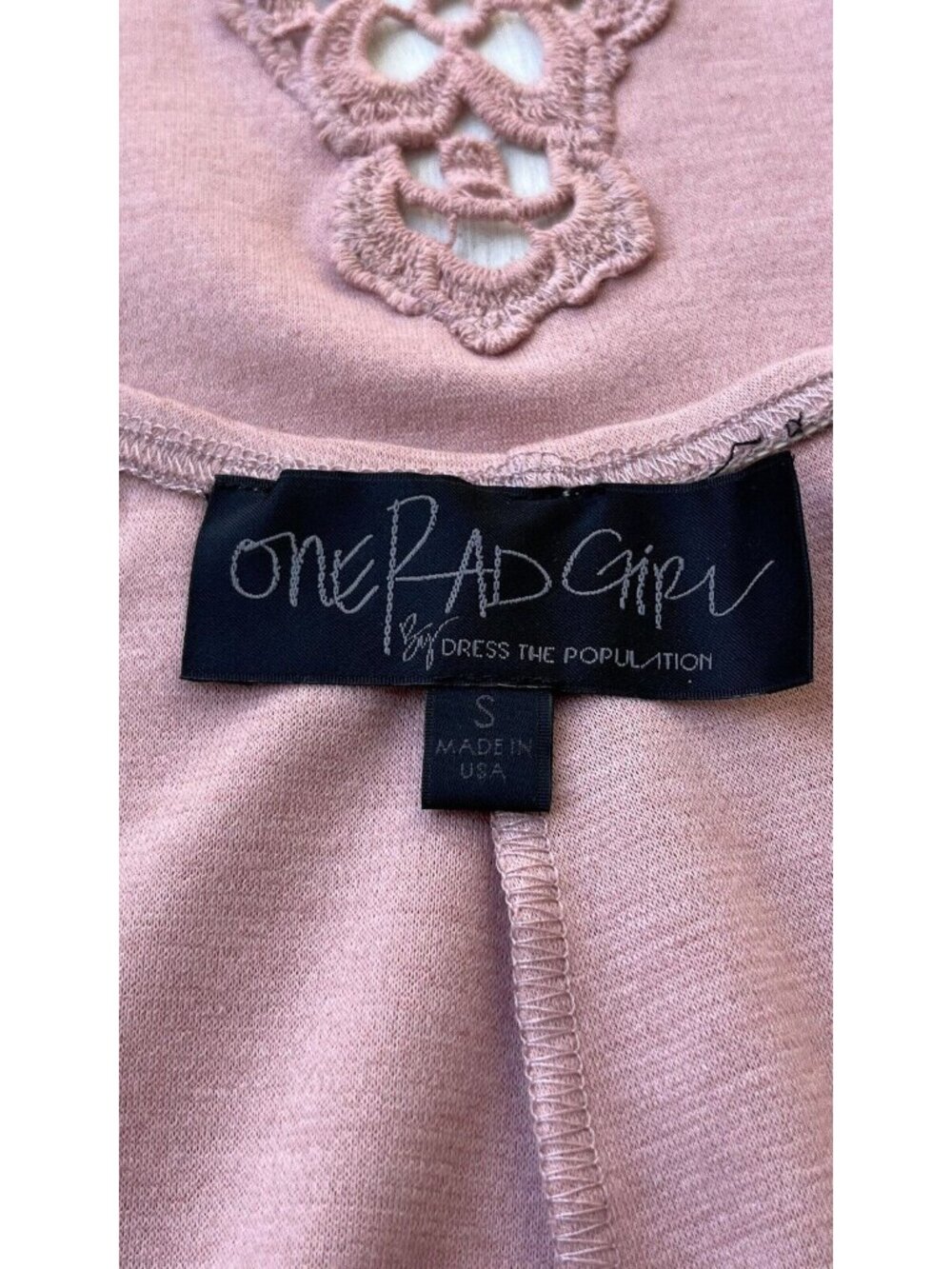 One Rad Girl by Dress the Population Pink Sexy Mini Dress Size Small NEW - Picture 7 of 10